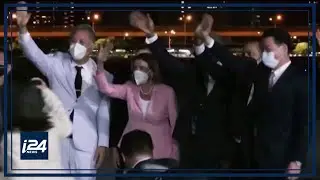 Pelosi lands in Taiwan as China warns US