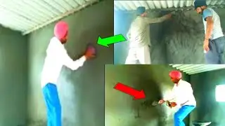 Punjab_Handwall Plastering Technique- House Handwall Plastering Technique with speed
