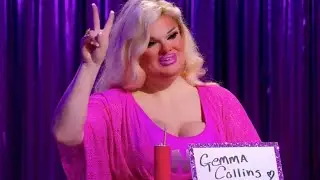 Kitty Scott-Claus As Gemma Collins On The Snatch Game | Rupaul's Drag Race UK Season 3