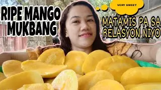 RIPE MANGO MUKBANG | VERY SWEET | ASMR | Ra Chel Estioca