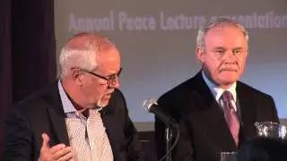 Martin McGuinness visits Warrington to give a peace lecture
