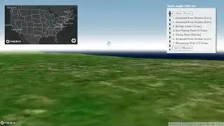 Exploring river systems with this 3D river trace tool
