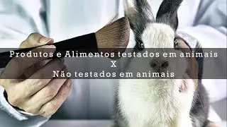 Produtos testados X N&atilde;o testados em ANIMAIS