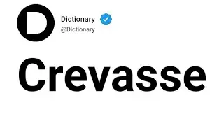 Crevasse Meaning In English