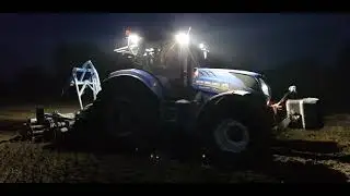 GRChocaj - Nocna Wtopa New Holland T7.270 || Case Puma 150 || New Holland T5.110 ||