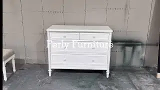 bedroom furniture set wooden solid wood dresser dresser oak 4-drawer dressers F21K004-7
