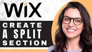 How to Create a Split Section on Wix | Wix Tutorial (2025)