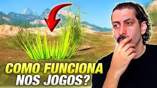 Mato/Vegetação NOS JOGOS! Como funciona - Exemplo dentro da Unreal Engine 5