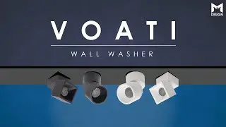 Voati Wall Washer LED Downlight || LED Wall Washer Light || Miiira Architectural