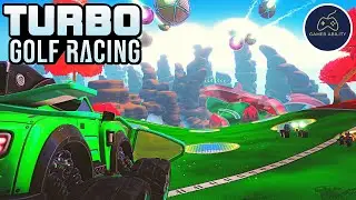EPIC NEW CAR GOLF GAME! Turbo Golf Racing Gameplay
