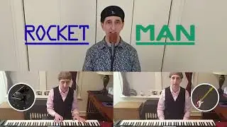 Rocket Man cover #jordanrazowsky #eltonjohn #bernietaupin #pianomusic #rocketman