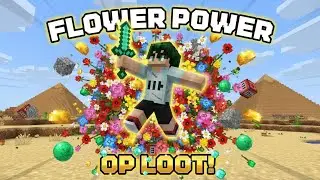 DESERT TRAP!Minecraft Flower Mod OP Items NAHI MILE |Village + Temple Loot EP1 | Hindi