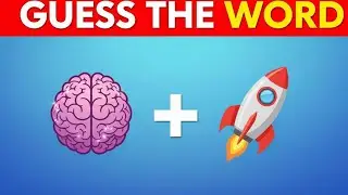 Guess the WORD by Emojis 🤔🙄 Word by Emoji Quiz 2026