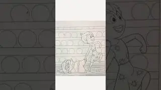 🌈✨️Coloring Joy and Sadness From Inside Out #shorts #art #insideout2 #fyp #fypシ゚ #foryou #satisfying