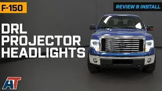2009-2014 F-150 Light Bar DRL Projector Headlights Review & Install