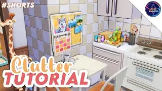 #SHORTS 🛠️ // Clutter Tutorial | TS4 Speed Build | NO CC | The Sims 4