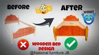 How to Build a Simple Bed frame || Assam Wood Carpinter || Great working ideas  ||Bed size 4 x 6 ft 