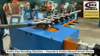 Roller Pipe Bending Machine &ndash; Smooth & Perfect Round Bends Demo! 💪⚙ #RollerPipeBendingMachine #Pipe