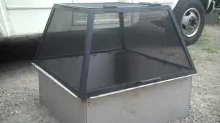 American Made Fire Pit Spark Screen  - HigleyFirePits.com