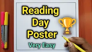 Vayana Dinam Poster Drawing Malayalam 2025 / Reading Day Poster Drawing / Vayana Dinam Drawing