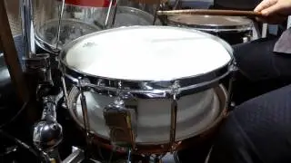 Car rim snare drum. Wheel snare drum