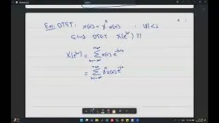 10.2 Example 1 for Discrete-Time Fourier Transform: Causal Exponential