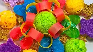 Soap balls.Soap chain.Crunchy soap ASMR!