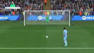 FIFA 22 - Manchester City Vs Arsenal - Updated Squads - Penalty Shootout