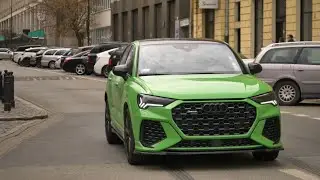 Audi RS Q3 Sportback 400hp | Warsaw | exhaust sound, revs, acceleration