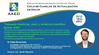 Cannabis medicinal, dolor y evidencia cient&iacute;fica; Estado 2020