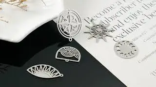 201 Stainless Steel Pendants, Laser Cut~#pandahall #pendant #stainlesssteel #charms #jewelrymaking