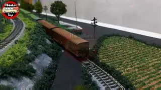 Kereta Peti Barang Mengantar Paket #keretamainan #miniaturkeretaapi #miniatur #hobi #keretaapi