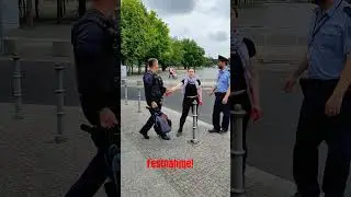 Festnahme! #politik #protest #polizei #berlin #Israel #Pal&auml;stina #gaza  #CDU