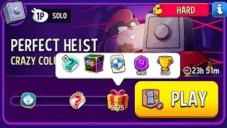 crazy columns rainbow solo challenge | perfect heist solo | match masters 