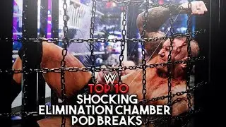 Top 10 Elimination Chamber Pod Collisions! WWE Top 10