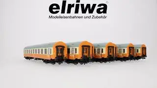 Robo 200111 - 8er Set Personenwagen 'St&auml;dteexpress', DR, Ep.IV, + Innenbeleuchtung &bull; Spur H0 &bull; 1:87