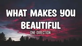 One Direction - What Makes You Beautiful (Lyrics)