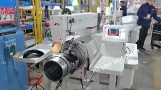 JYL Automatic  Curved Caps Sewing Machine -How to make baseball/snapback caps efficiently