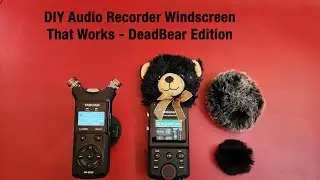 DIY Tascam And Zoom Recorder Furry Windscreen Microphone Deadcat
