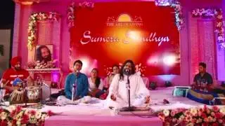 Krishna Govind Gopal Hare-Rishi Nityapragya at Sumeru Sandhya, Faridabad