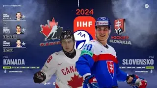 SME VO ŠTVRŤFINÁLE! | SLOVENSKO VS KANADA | MS 2024 | NHL 24 | PS5 | CZ/SK