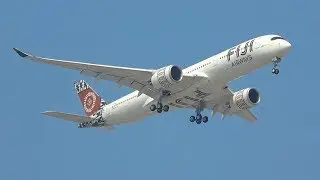 INAUGURAL Fiji Airways Airbus A350-941 [DQ-FAI] | Arrival at Brisbane Airrport