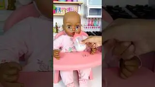 Baby Born Doll Feeding And Changing! #babyborndoll #dolls #doll