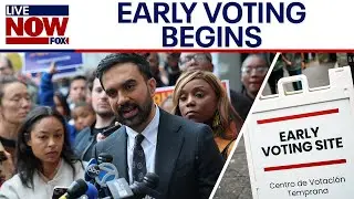 Mamdani meets with small businesses as early voting begins