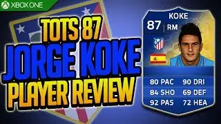 FIFA 14 Ultimate Team | TOTS Jorge Koke (87) Player Review w/ Gameplay & In Game Stats!!!