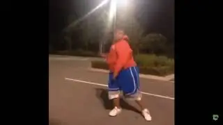 Fat guy dancing to dragon tales theme song meme