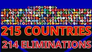 215 COUNTRIES & 214 TIMES ELIMINATION MARBLE RACE