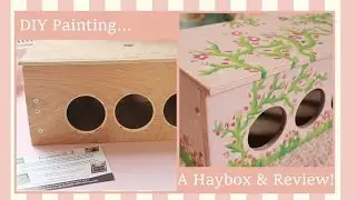 DIY Painting A Hay Box & Happy Rabbit Company Review
