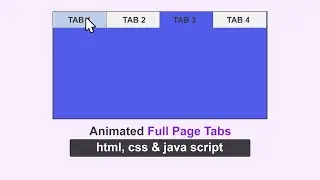 How to create Full Pages Tabs using HTML, CSS and JavaScript by CodeCrafters