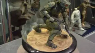 HALO 3 MASTER CHIEF FIELD OF BATTLE WITH HONEY COMB ENERGY SHIELD: